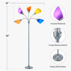Floor Lamp Multi Head 5 Light Lamps