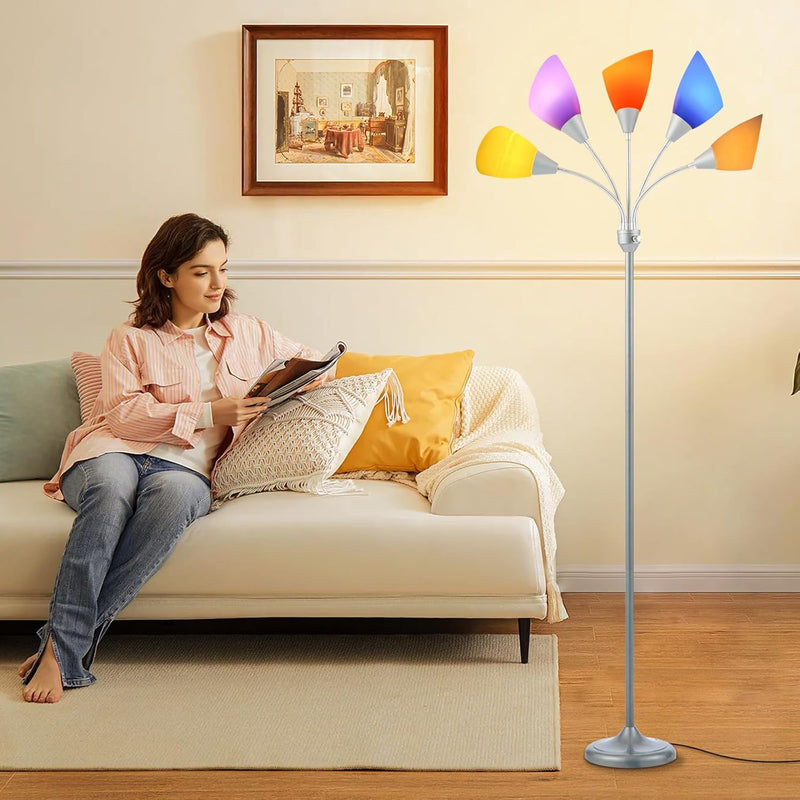 Floor Lamp Multi Head 5 Light Lamps