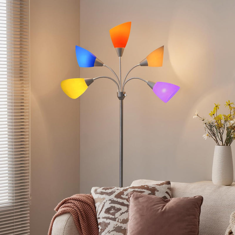 Floor Lamp Multi Head 5 Light Lamps