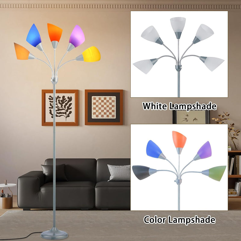 Floor Lamp Multi Head 5 Light Lamps