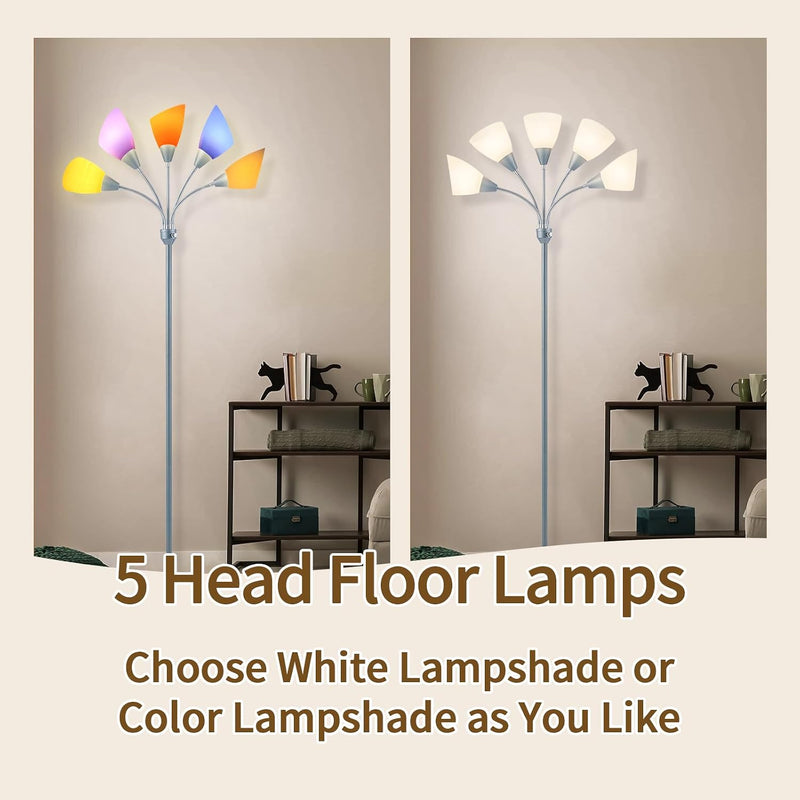 Floor Lamp Multi Head 5 Light Lamps