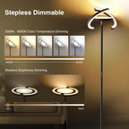 Floor Lamp Stepless Dimming 3000K 6000K Colour Temperatures