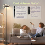 Floor Lamp Stepless Dimming 3000K 6000K Colour Temperatures