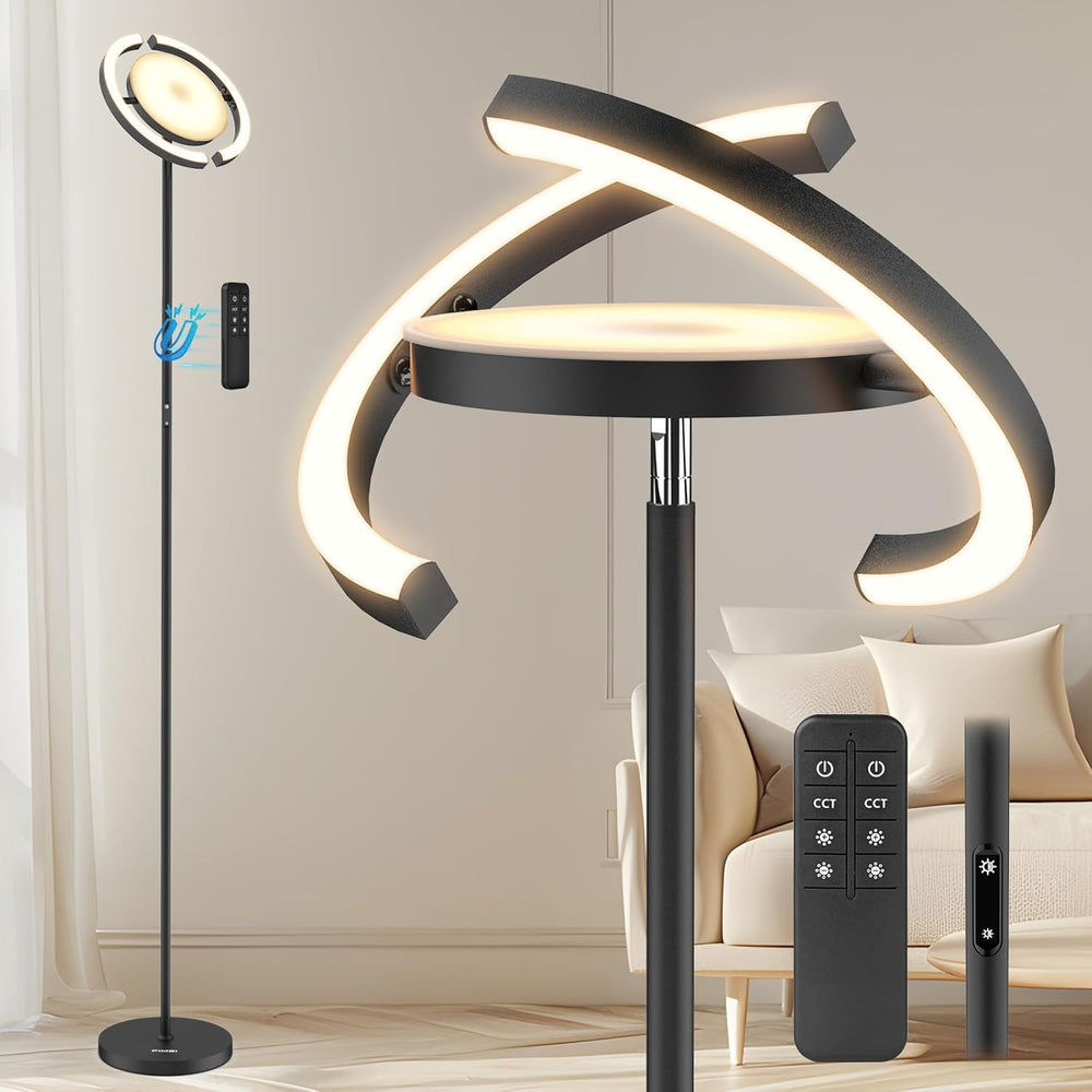 Floor Lamp Stepless Dimming 3000K 6000K Colour Temperatures