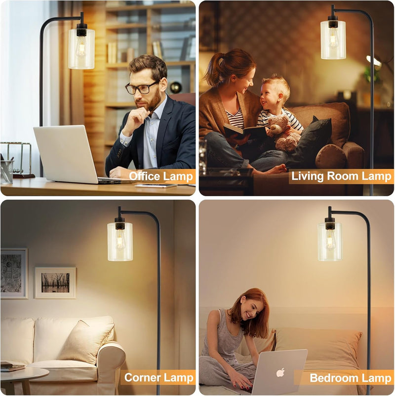 Floor Lamp Tall for Room: Nickel Standing