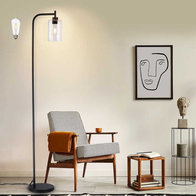 Floor Lamp Tall for Room: Nickel Standing