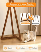 Floor Lamp with Wooden Base and Linen Drum