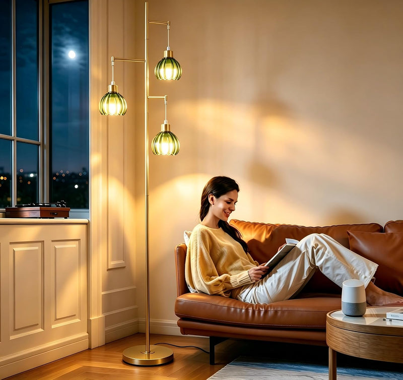 Floor Lamps for Living Room 3 Light Modern