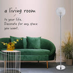 Floor Lamps for Living Room Modern Chrome Finish