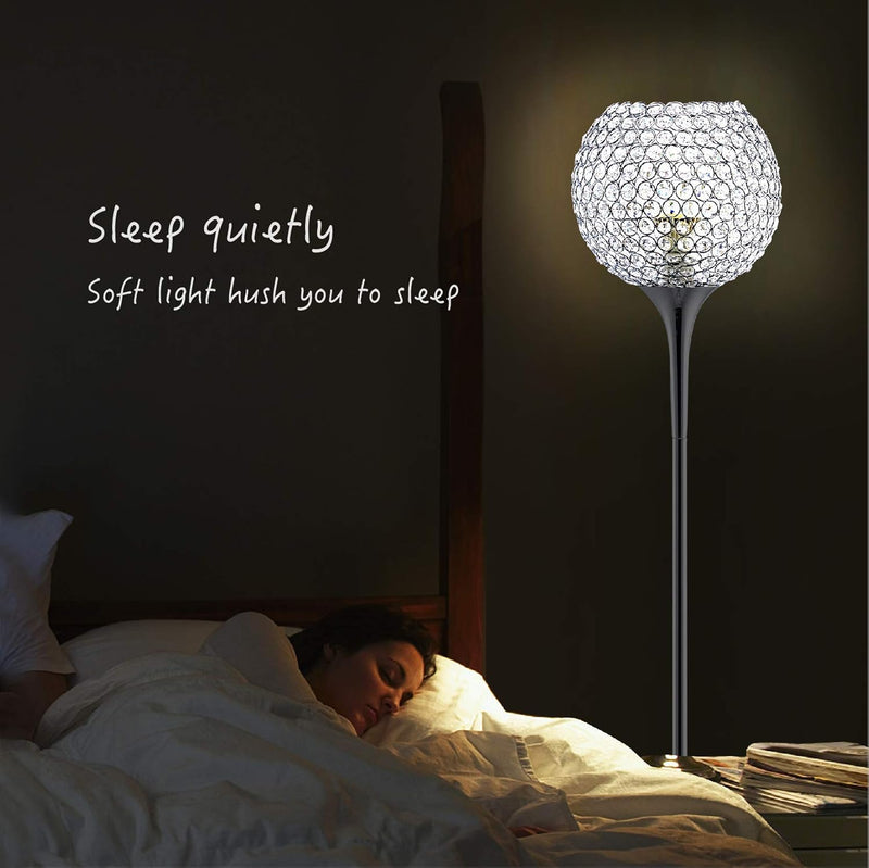 LED Floor Lamps for Living Room Modern Chrome