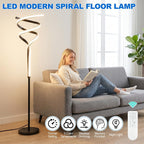 Floor Lamps for Living Room Spiral Dimmable Lamp