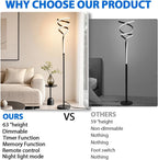 Floor Lamps for Living Room Spiral Dimmable Lamp