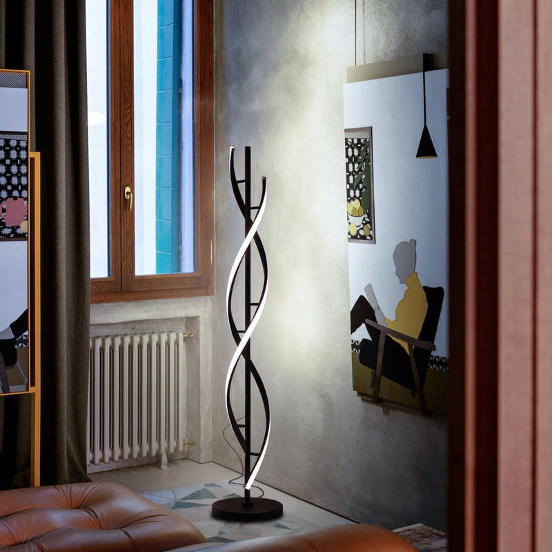 Floor Lamps for Living Room Spiral Dimmable Lamp