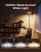 Floor Lamps Tri-Zone Independent Rgbic Ripple Lighting Lamp