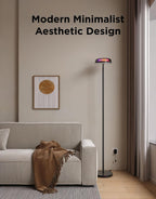 Floor Lamps Tri-Zone Independent Rgbic Ripple Lighting Lamp