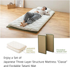 Floor Mattress Futon Classe Made in Japan Foldable