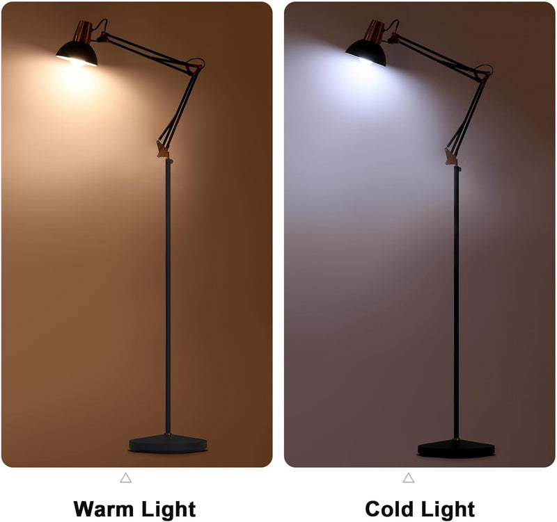 Floor Standing Reading Lamp Vintage Industrial Style