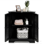 Floor Storage Cabinet Multipurpose Corner Shelf with Double