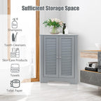 Floor Storage Cabinet Multipurpose Corner Shelf with Double