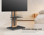 Floor TV Stand for 32-65 Inch Tvs Beech