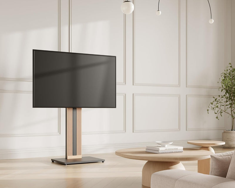 Floor TV Stand for 32-65 Inch Tvs Beech