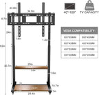 Floor TV Stand for 40-100 Inch Tvs Adjustable