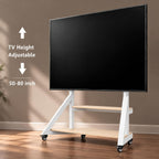 Floor TV Stand with Shelves