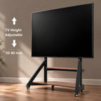 Floor TV Stand with Shelves