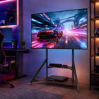 Floor TV Stand with Wheels