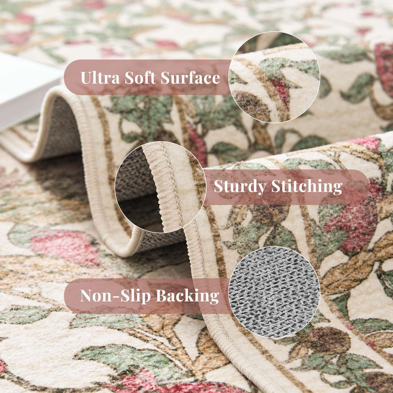 Floral Area Rug