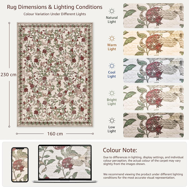 Floral Area Rug