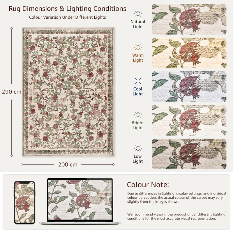 Floral Area Rug