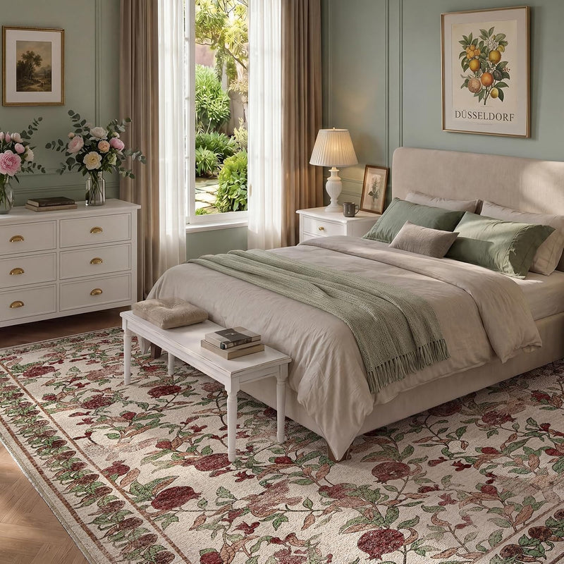Floral Area Rug