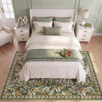 Floral Area Rug