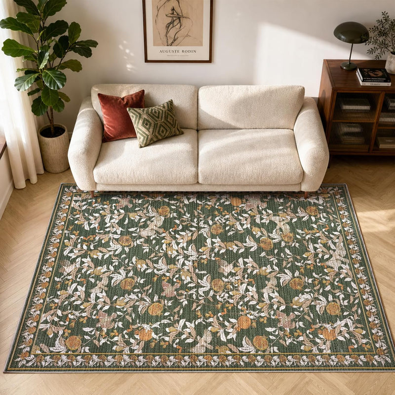 Floral Area Rug