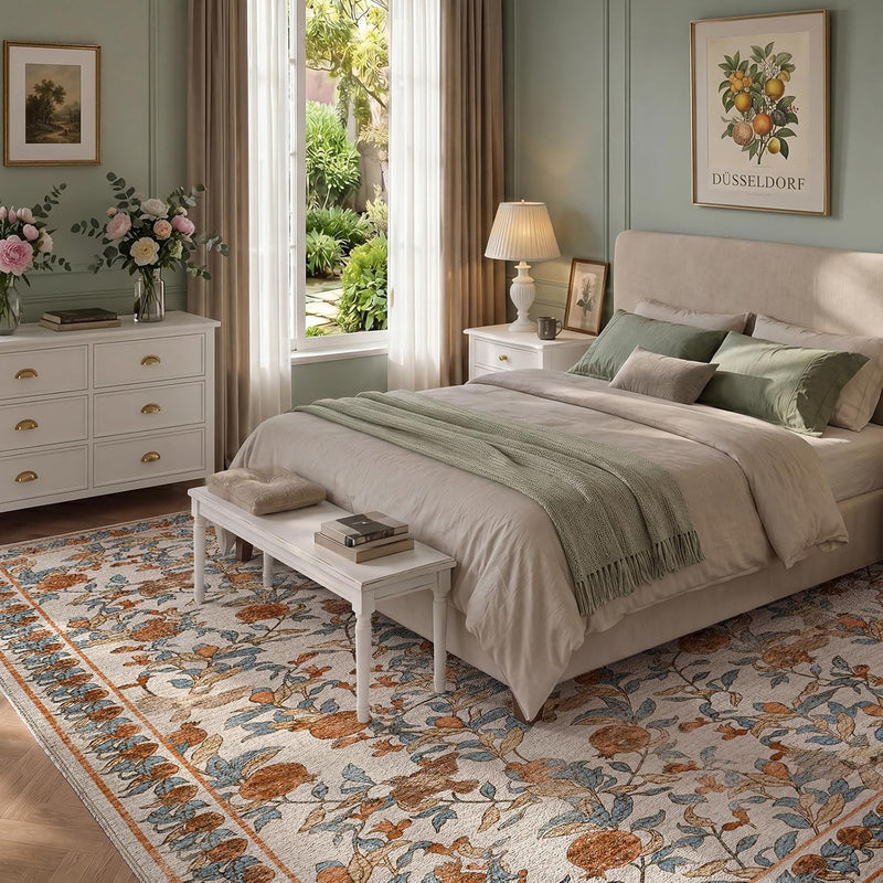 Floral Area Rug