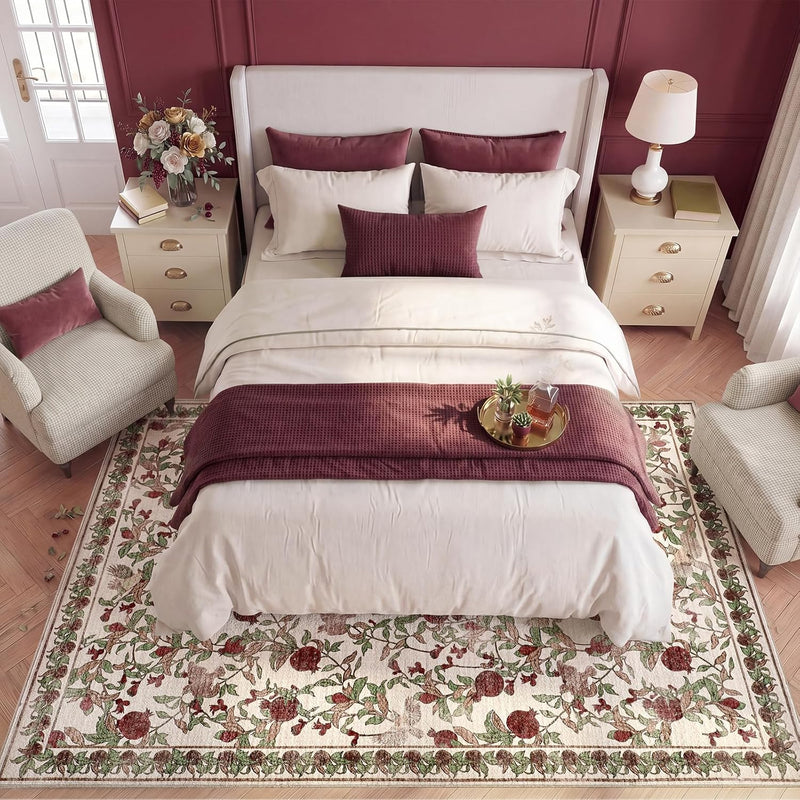 Floral Area Rug