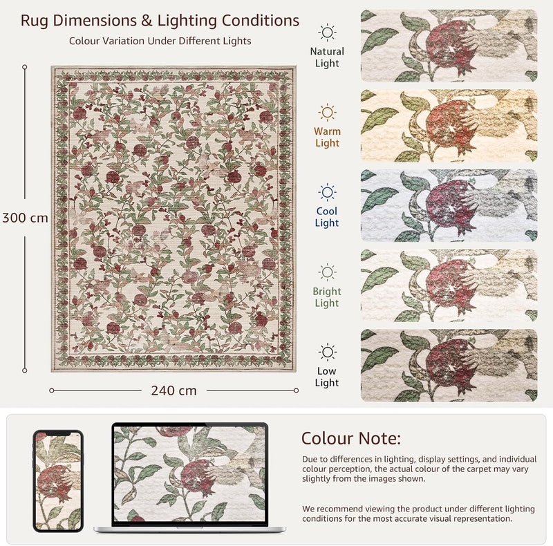 Floral Area Rug