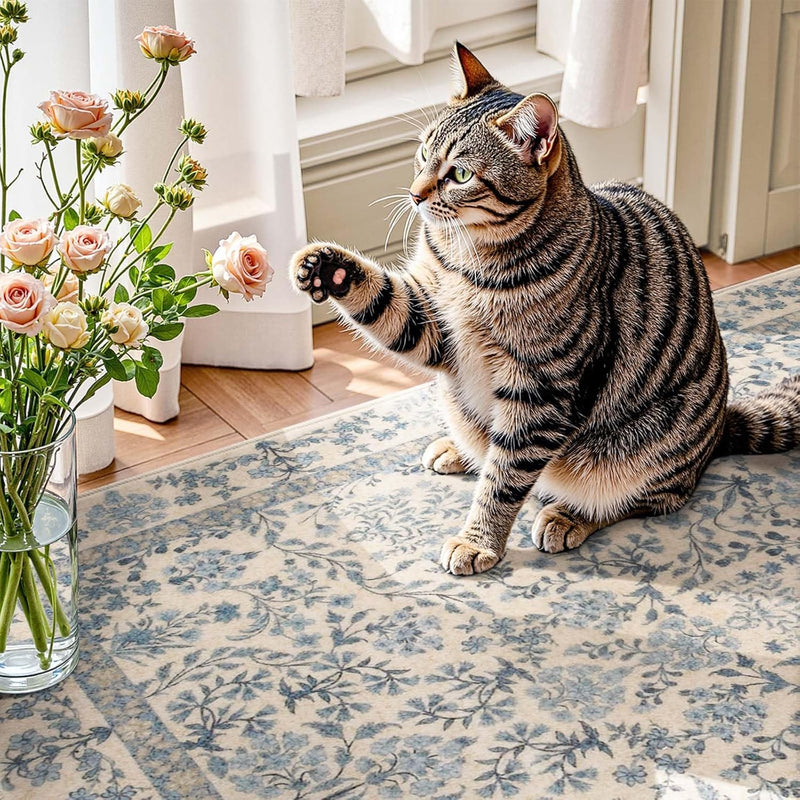 Floral Area Rug