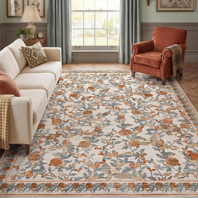 Floral Area Rug
