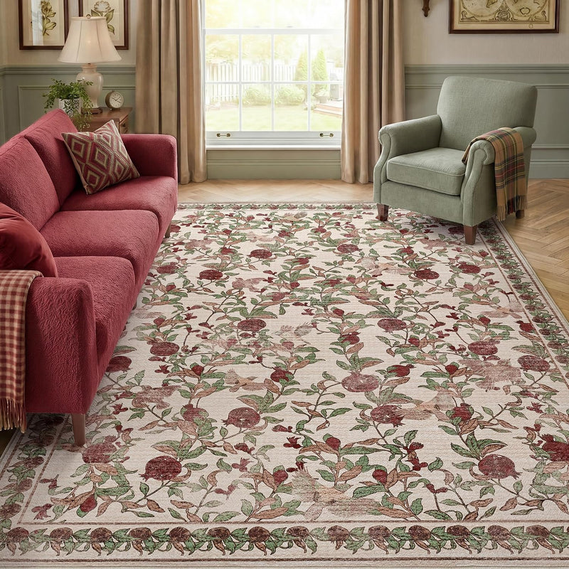 Floral Area Rug