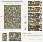 Floral Area Rug