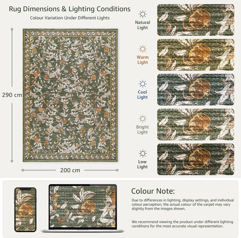 Floral Area Rug