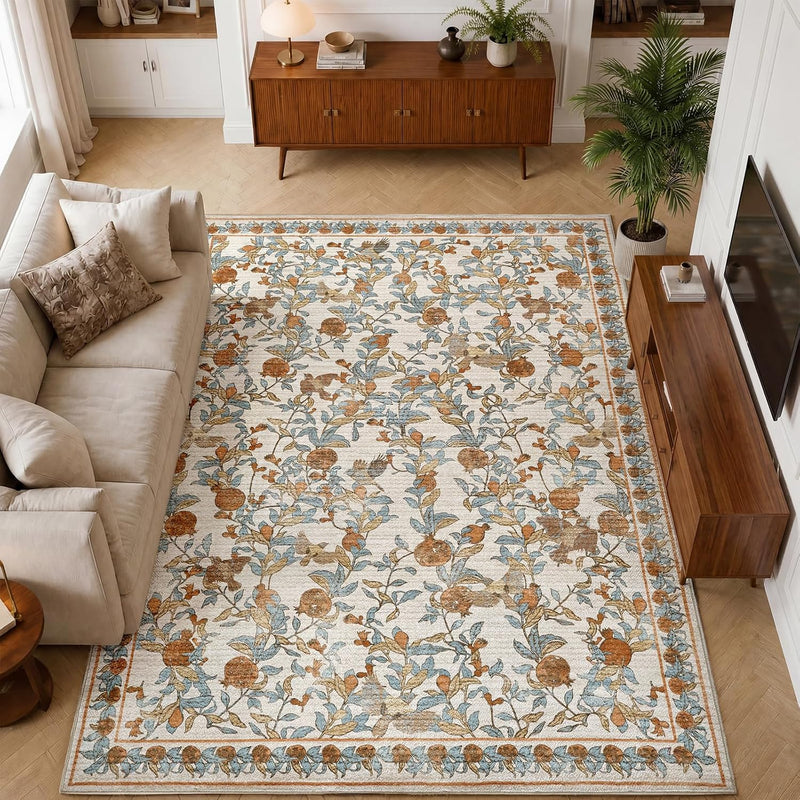 Floral Area Rug