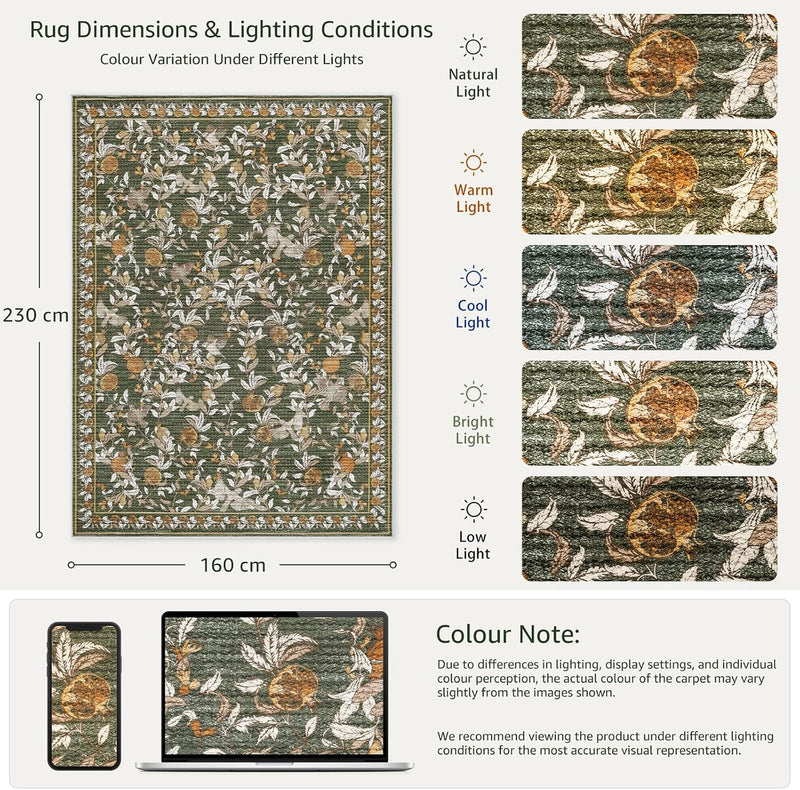 Floral Area Rug