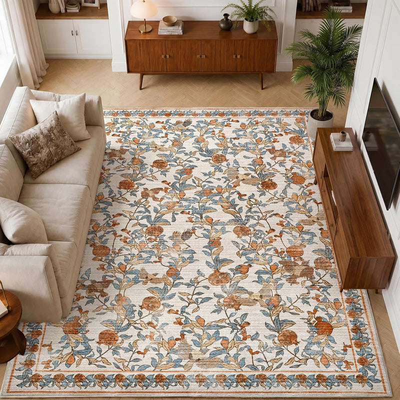 Floral Area Rug