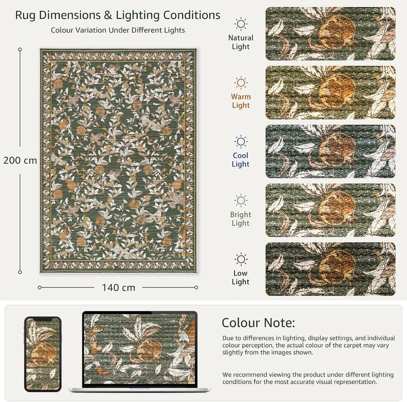 Floral Area Rug