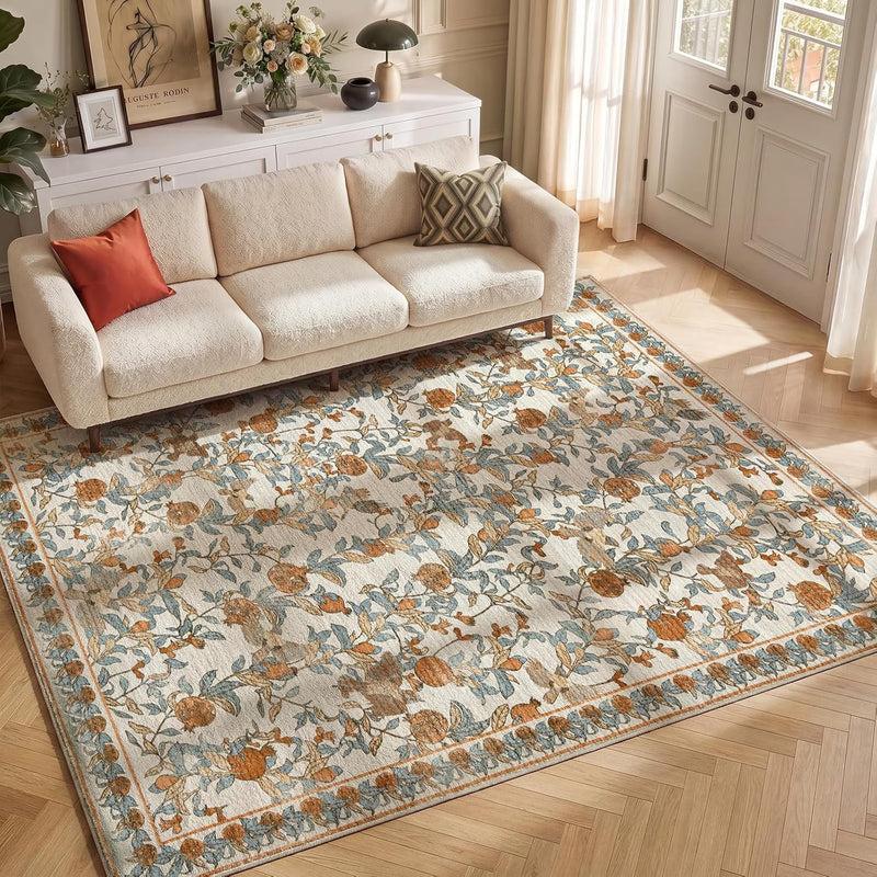 Floral Area Rug