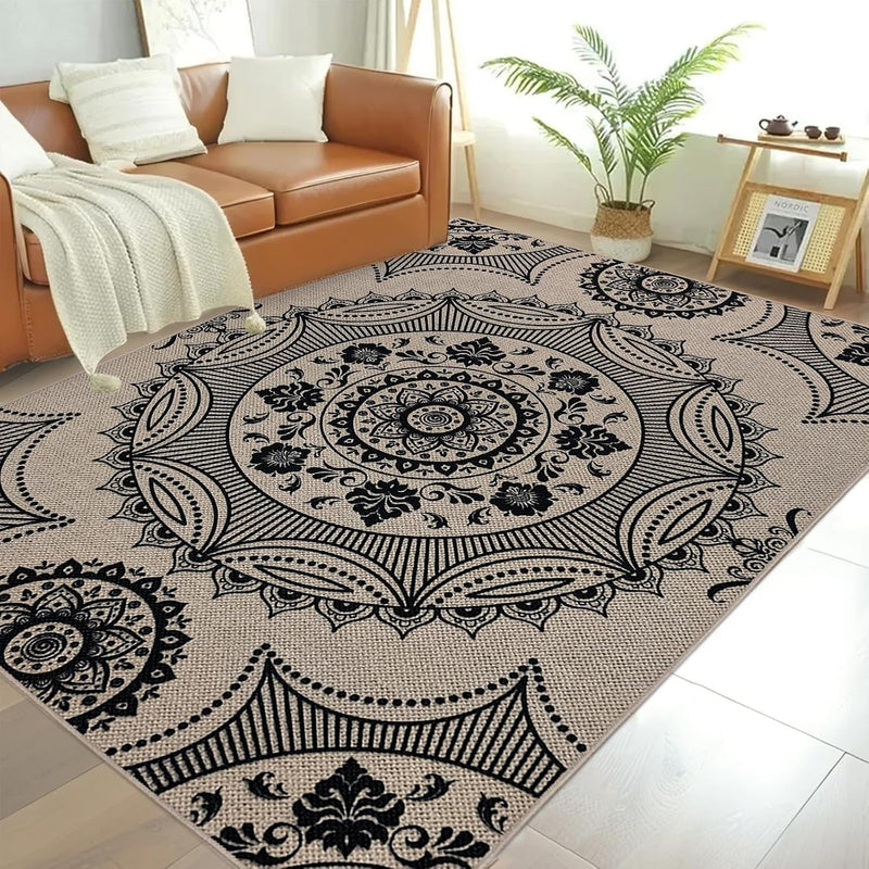 Floral Easy Jute Rug 3'x5'