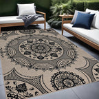 Floral Easy Jute Rug 3'x5'